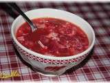 Soupe céléri betterave-rouge