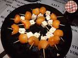 Brochettes Melon Feta