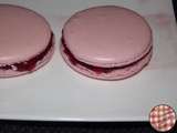 Macarons xl à la groseille