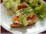 Tartine saumon-avocat