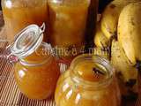 Confiture de bananes à la vanille