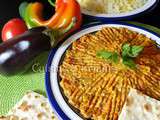 Mirza ghassemi, plat iranien aux aubergines