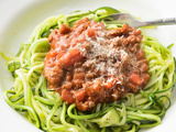 Bolognaise de courgettes