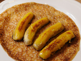 Crêpe à la banane figue-pomme