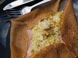 Crêpes au jambon et aux endives