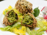 Falafels aux fanes de radis