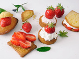 Fraises et des biscuits