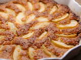 Gâteau brioché aux pommes