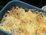 Gratin de grains de sarrasin aux champignons