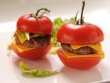 Mini burgers de tomates