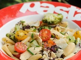 One-pot pasta au poulet et aux tomates cerises