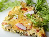 Quiche aux fanes de radis