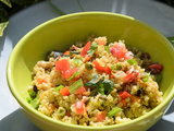 Quinoa aux légumes en risotto