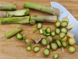 Soupe aux asperges vertes et au sarrasin