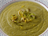 Soupe de pois cassés aux poireaux