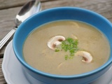 Soupe légère aux champignons