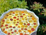 Tarte aux tomates cerises