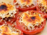 Tomates garnies gratinées