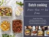 Batch cooking Hiver #10 bis – Mois de Mars 2021 – Semaine 9