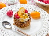 Bouchées de Granola au Carré frais vanillé & aux Fruits