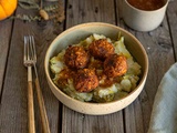 Boulettes de haricots rouges & Stoemp aux poireaux