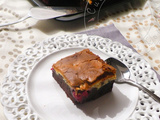 Brownie Black & White aux Framboises