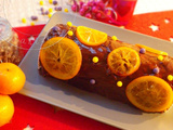 Bûche Mandarine & Chocolat