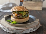 Burger végétarien aux champignons