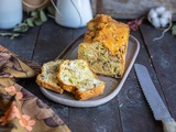 Cake aux champignons, poireau & chèvre