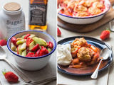 Cobbler Rhubarbe & Fraises au Whisky