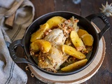 Cocotte de poulet au cidre et pommes