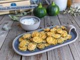 Crousty courgettes au parmesan