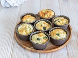 Egg muffins courgette & feta