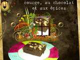 Fondant chocolat et courge aux épices