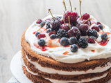 Forêt-Noire façon Naked cake