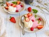 Glace express Fraise-Menthe & chantilly mascarpone au Companion