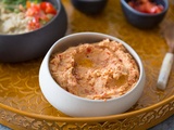 Houmous au poivron rouge grillé