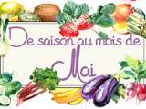 Idées-recettes avec les Fruits & Légumes de Mai