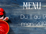 Menu de la Semaine – S11