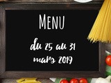 Menu de la Semaine – S13