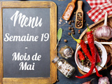 Menu de la Semaine – S19