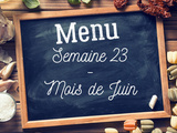 Menu de la Semaine – S23