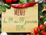 Menu de la Semaine – S4