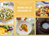 Menu pour la semaine du lundi 11 au dimanche 17 septembre 2023