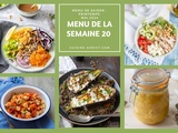 Menu pour la semaine du lundi 13 au dimanche 19 mai 2024