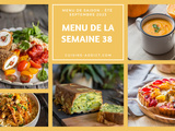 Menu pour la semaine du lundi 18 au dimanche 24 septembre 2023: Recettes savoureuses et équilibrées