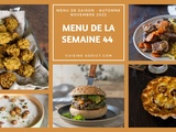 Menu pour la semaine du lundi 30 octobre au dimanche 5 novembre 2023: Recettes savoureuses et équilibrées