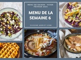 Menu pour la semaine du lundi 5 février au dimanche 11 février 2024: Crêpes et idées recettes pour la semaine