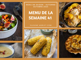 Menu pour la semaine du lundi 9 au dimanche 15 octobre 2023: Idées repas simples et délicieuses