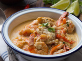 Moqueca de Peixe e Camarao {Spécialité Brésilienne au Poisson et aux Crevettes}